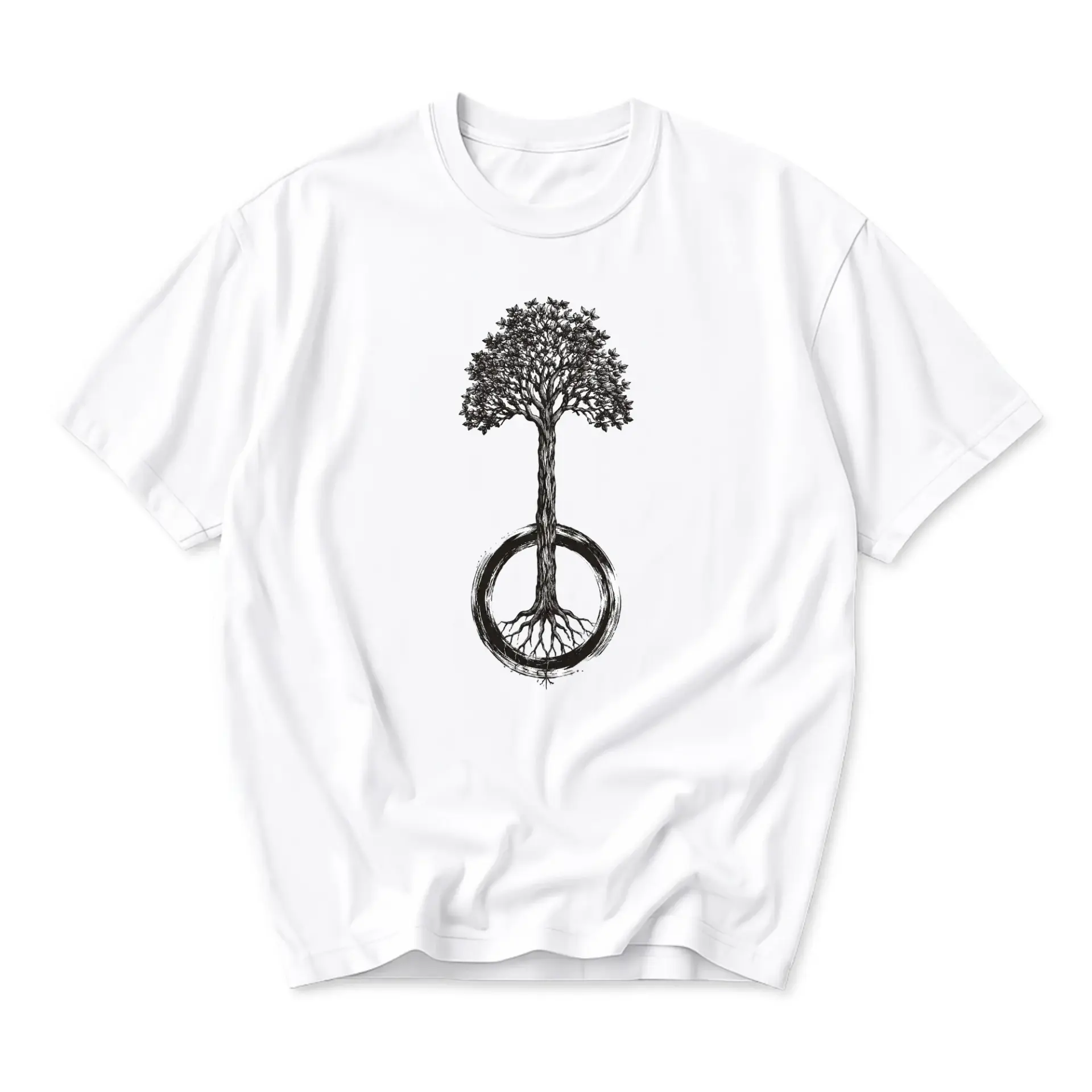 Graphic Tee Unisex Silhouette Short Sleeve Crew Neck Casual Cotton Blend