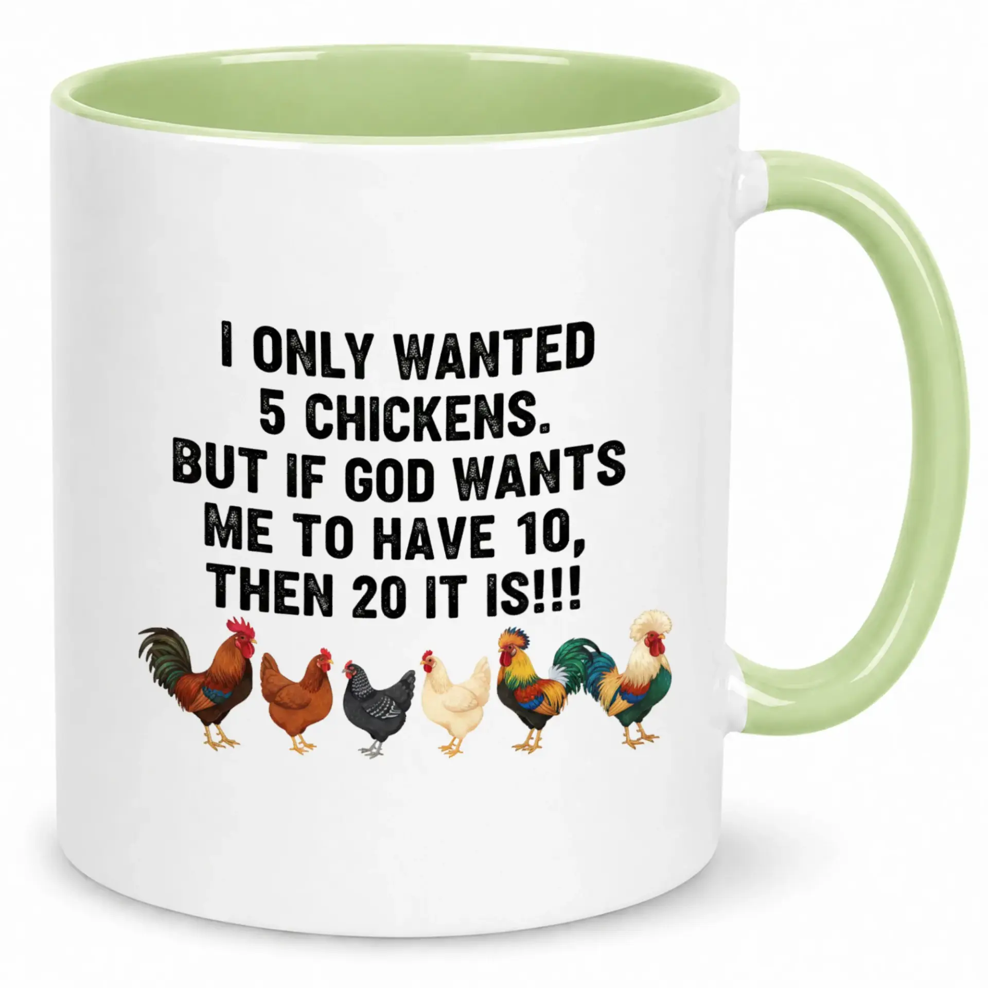 Funny Chicken Lover Ceramic Coffee Mug for Decor Enthusiasts Ideal Tea Cup Gift Backyard Poultry Keepers