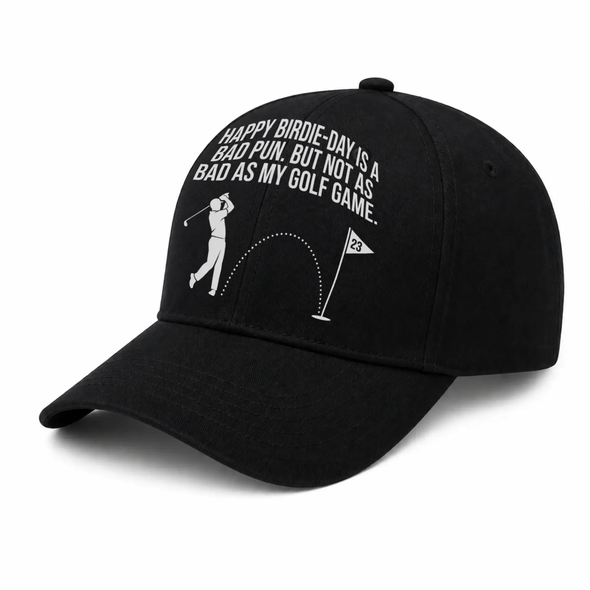 Baseball Cap Funny Golf Pun Graphic Hat for Outdoor Sports and Casual Wear
