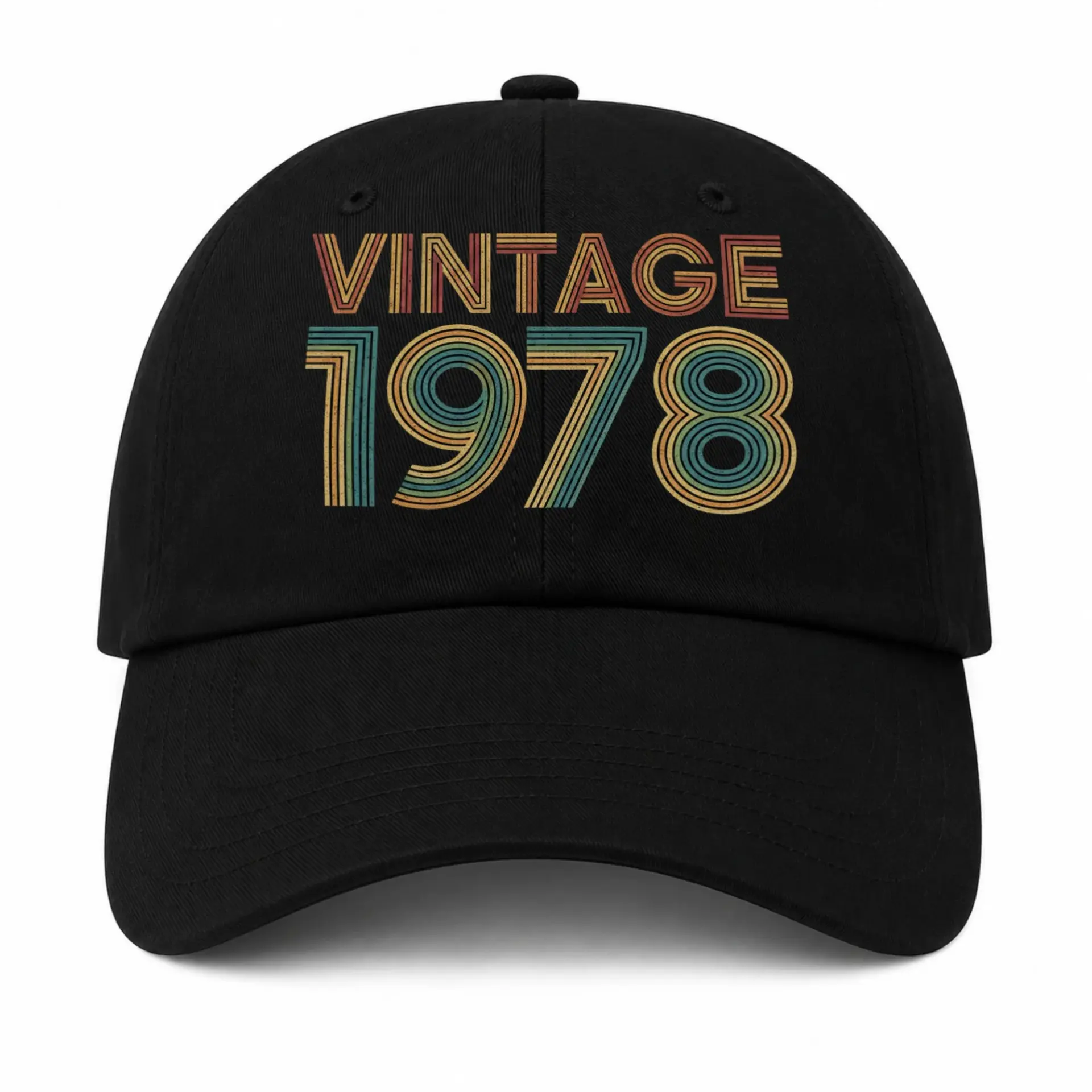 Baseball Cap Vintage 1978 Retro Birthday Gift Hat for Men and Women