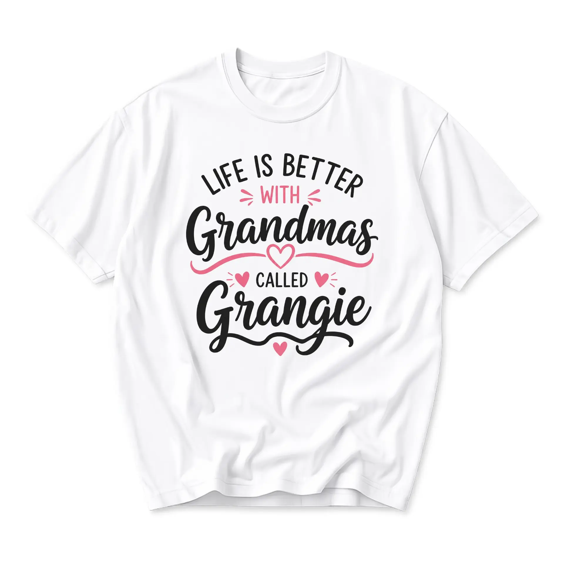 Funny Shirt Life Is Better with Grandmas Called Grangie Graphic Tee Unisex