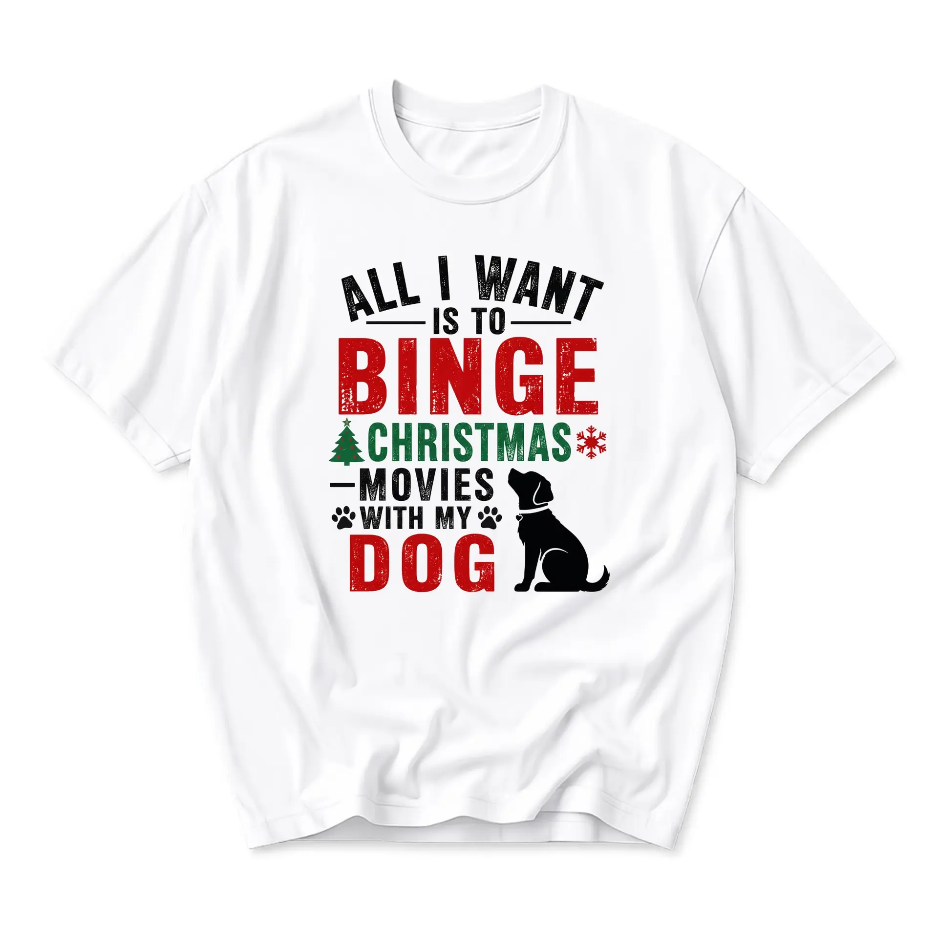 Funny Shirt Christmas Movies with Graphic Print Unisex Casual Cotton Blend